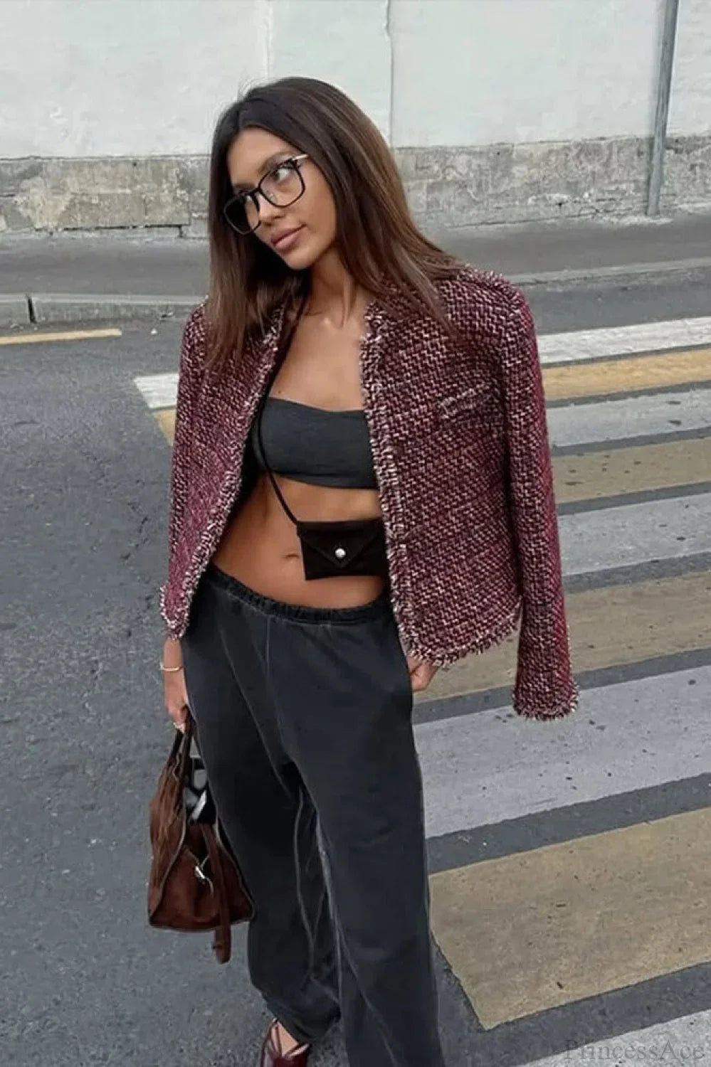 Chic und Stil | Style Tweed Elegant Cropped Blazer