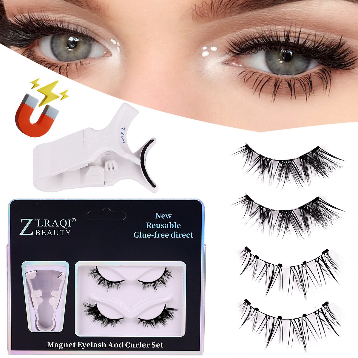 Chic and Style | High-quality magnetic false eyelashes | Simple, fast, safe!