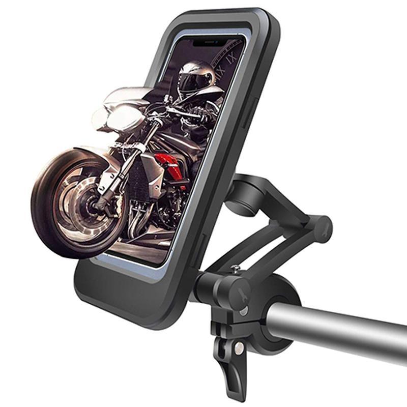 Chic and Style | 15W Waterproof Power Bank Holder for Bicycle Handlebar