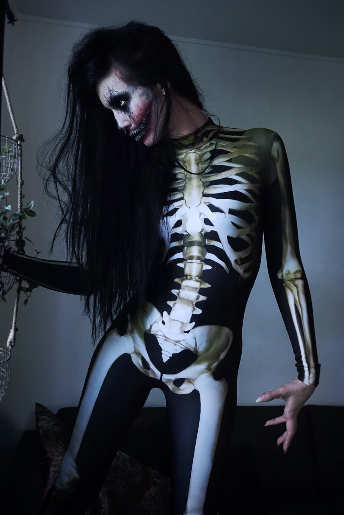 Chic und Stil | GlowInTheDark BoneCurve Costume de squelette