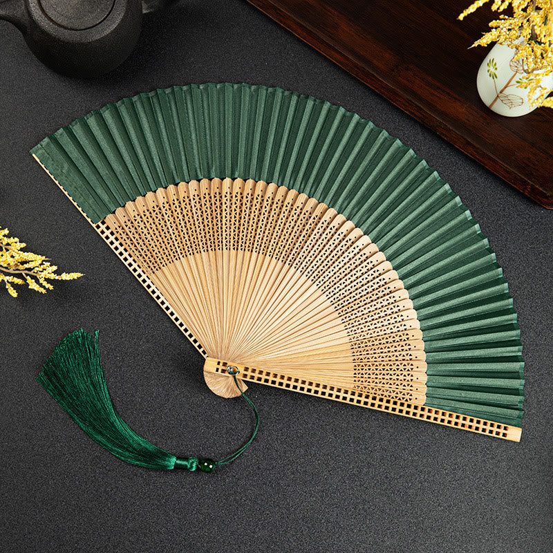 Chic and Style | Handmade bamboo silk fan