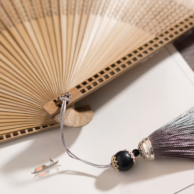 Chic and Style | Handmade bamboo silk fan
