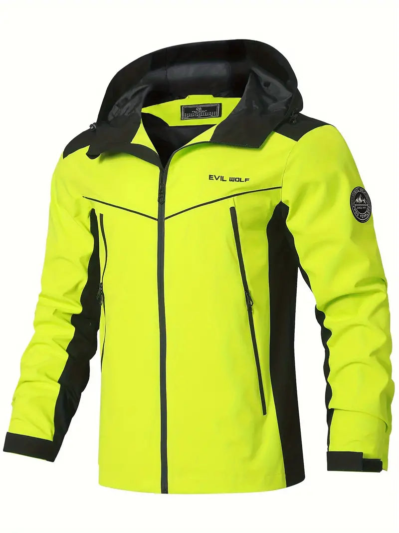 Chic und Stil | Outdoor Jacket with Reflective Design – Waterproof & Sporty