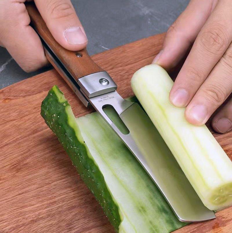 Couteau de Chef Pliable pour Cuisine, Camping, BBQ - ChicUndStil
