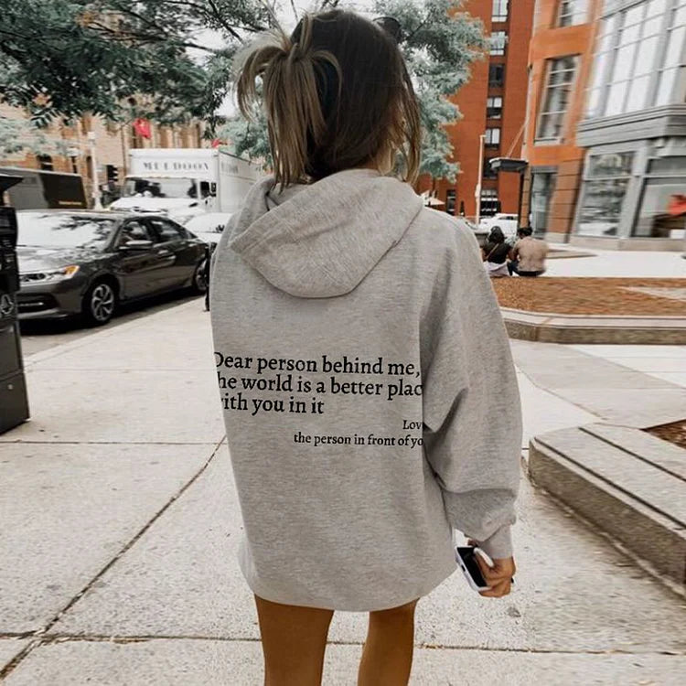 Angel - Personne d'amour derrière moi Hoodie Unisexe