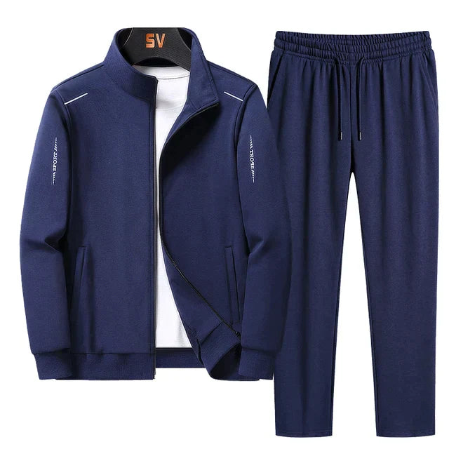 Chic und Stil | Sports set - Comfortable set with sports jacket and elastic pants for everyday use