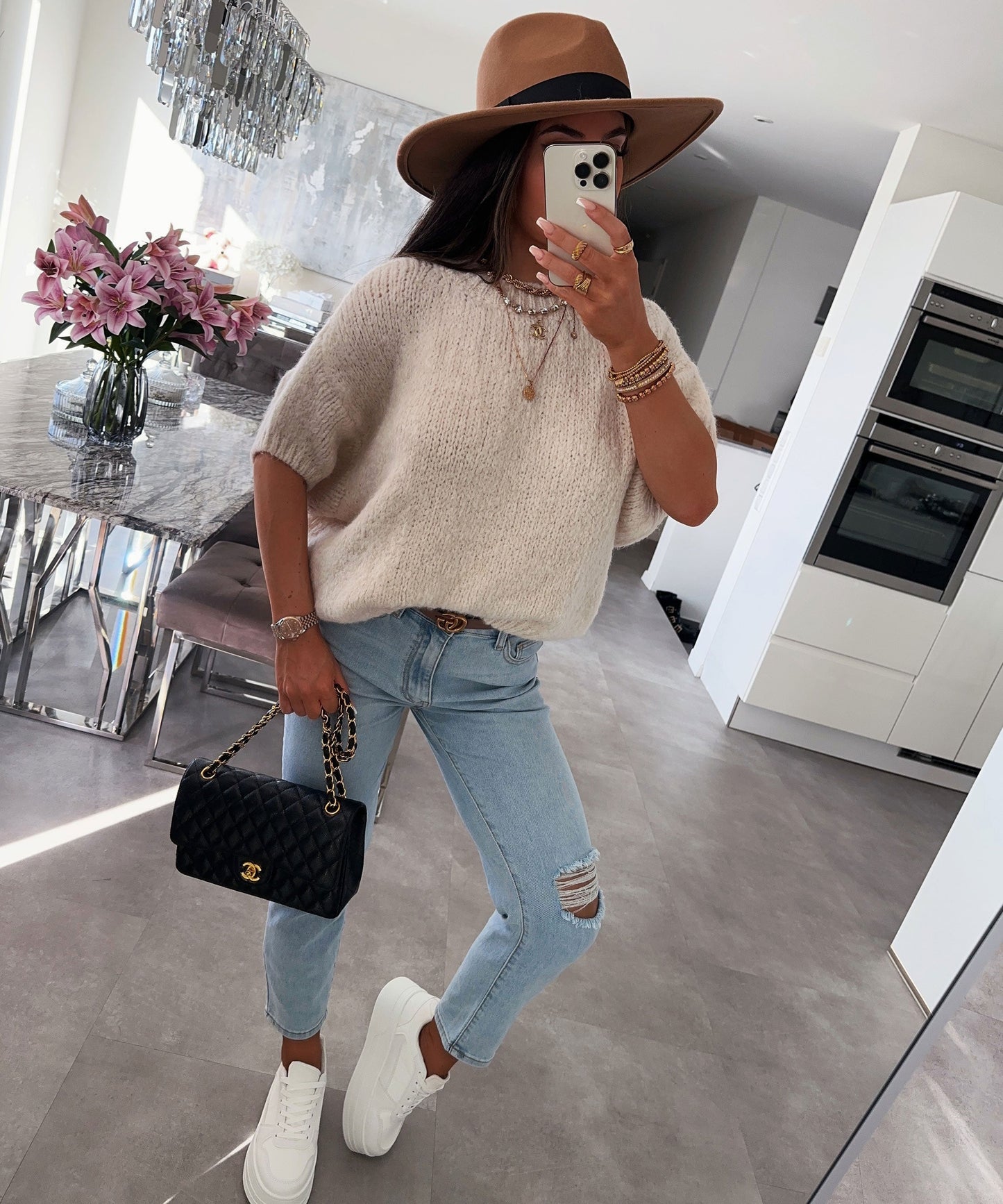 Chic und Stil | Sneaker Georgia White