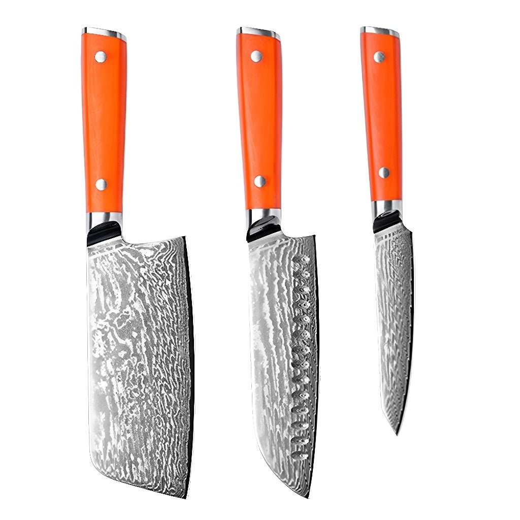 Couteau de Cuisine en Damas Japonais - ChicUndStil