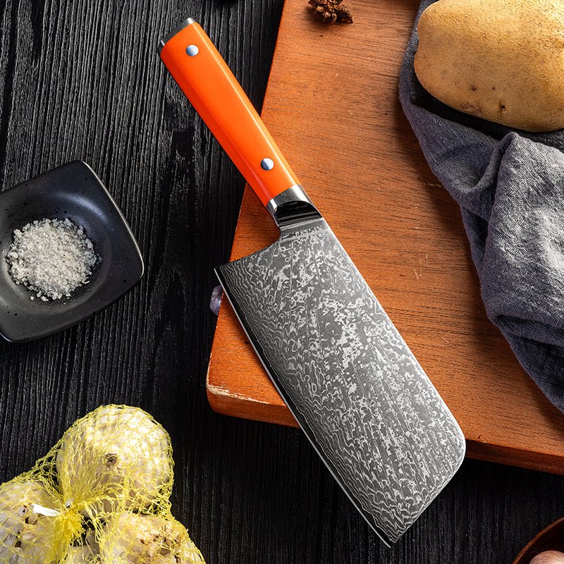 Couteau de Cuisine en Damas Japonais - ChicUndStil