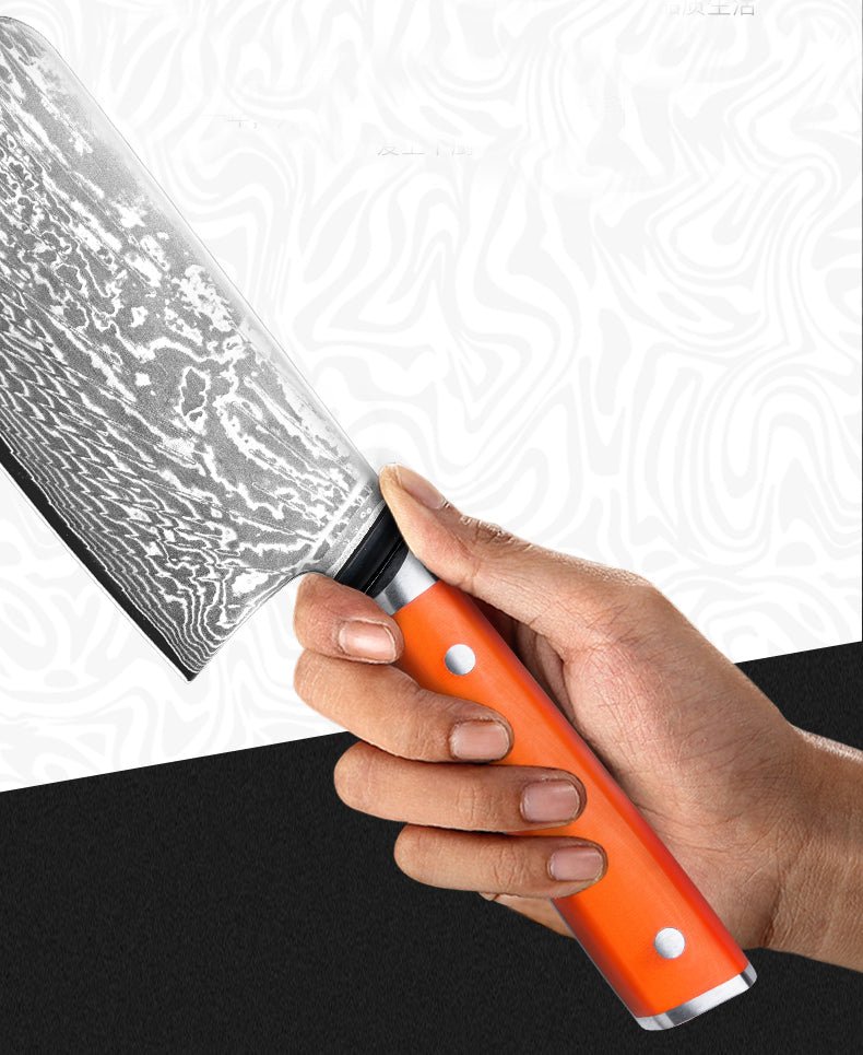 Couteau de Cuisine en Damas Japonais - ChicUndStil