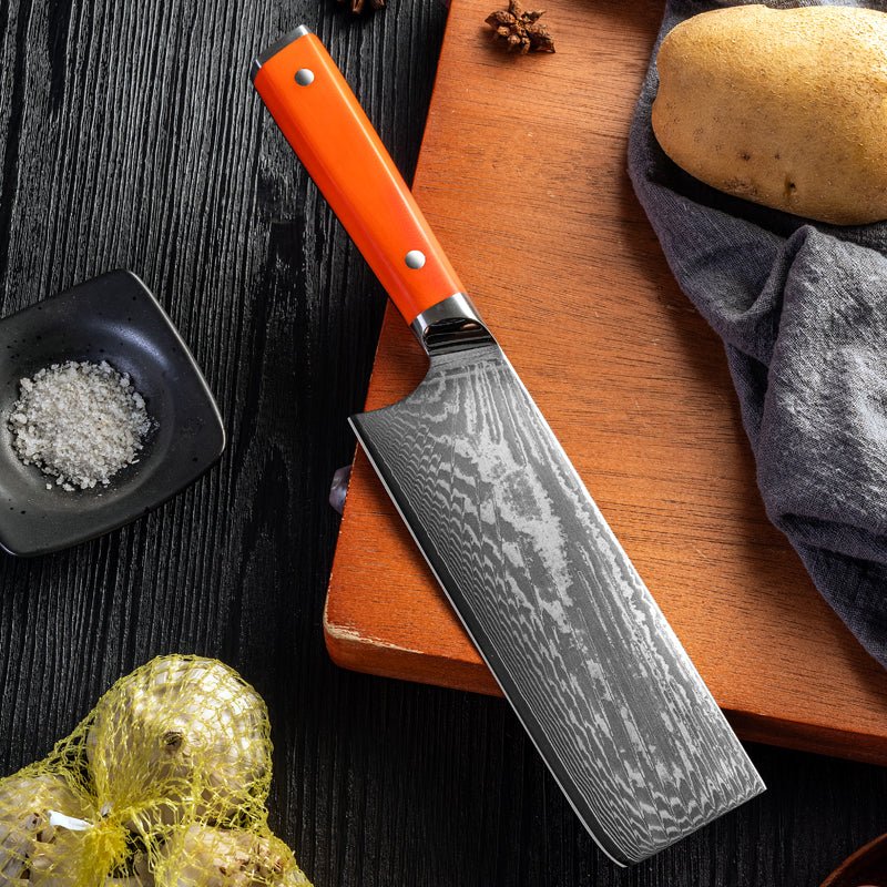 Couteau de Cuisine en Damas Japonais - ChicUndStil