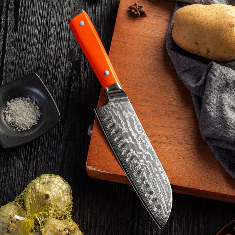 Couteau de Cuisine en Damas Japonais - ChicUndStil