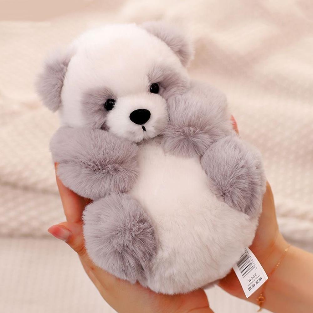 Chic und Stil | Kawaii Bébé Panda Dans Panier Jouet En Peluche