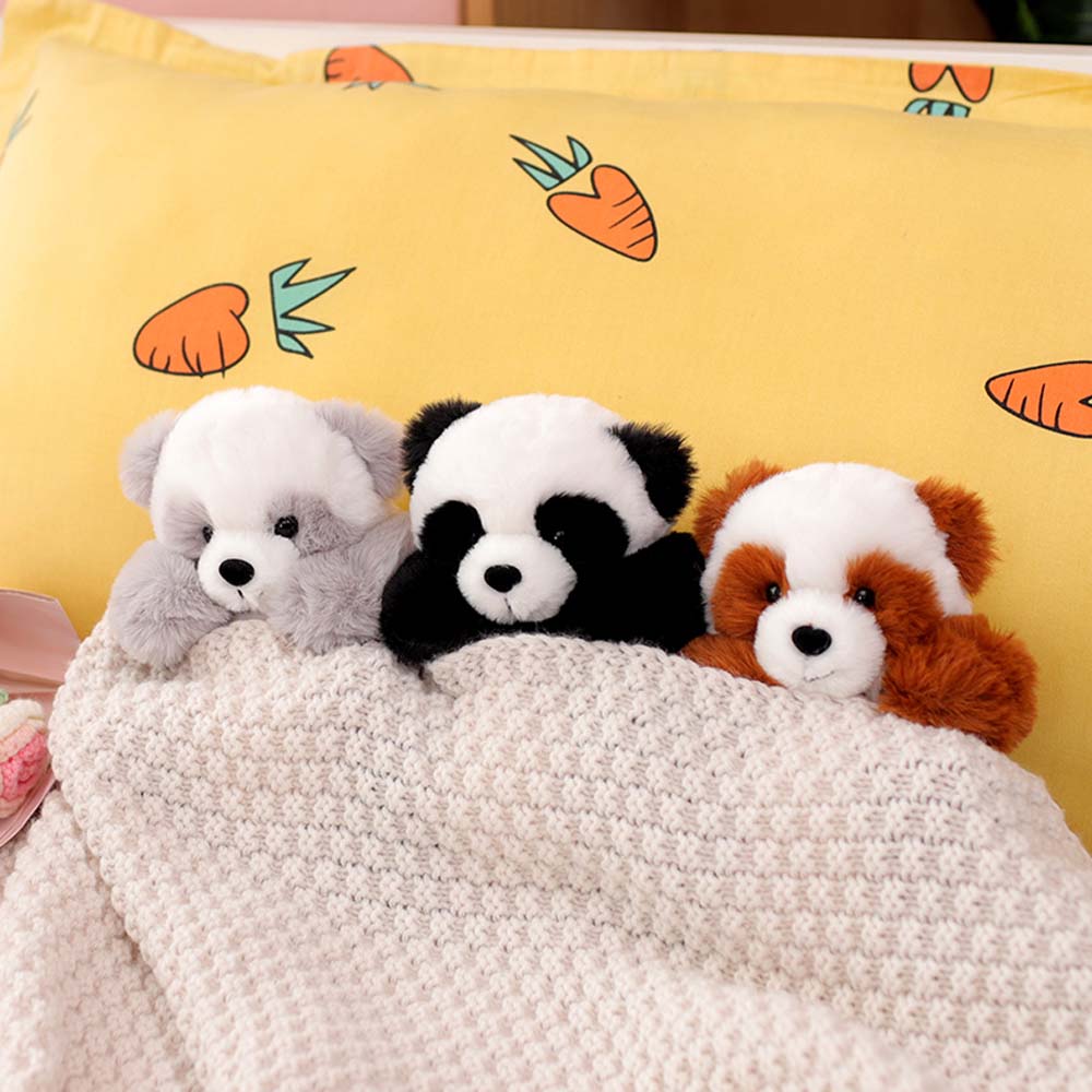 Chic und Stil | Kawaii Bébé Panda Dans Panier Jouet En Peluche