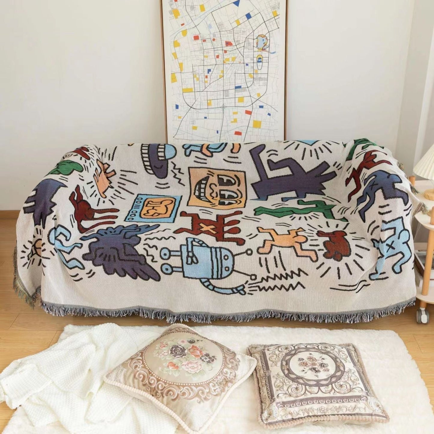 Chic and Stil | Keith Haring Blanket Puzzle