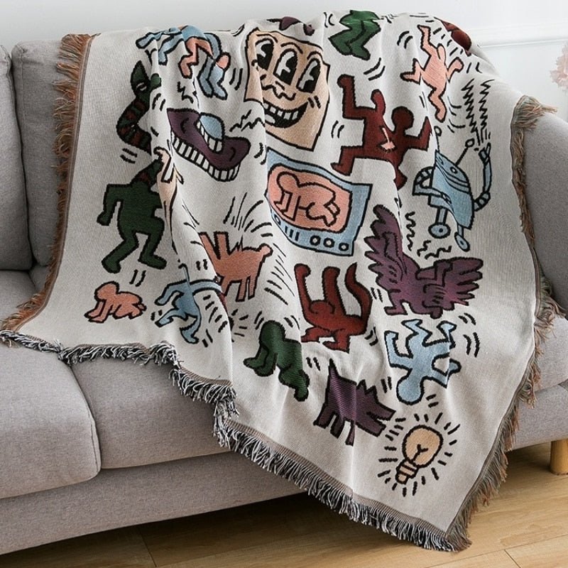 Chic and Stil | Keith Haring Blanket Puzzle