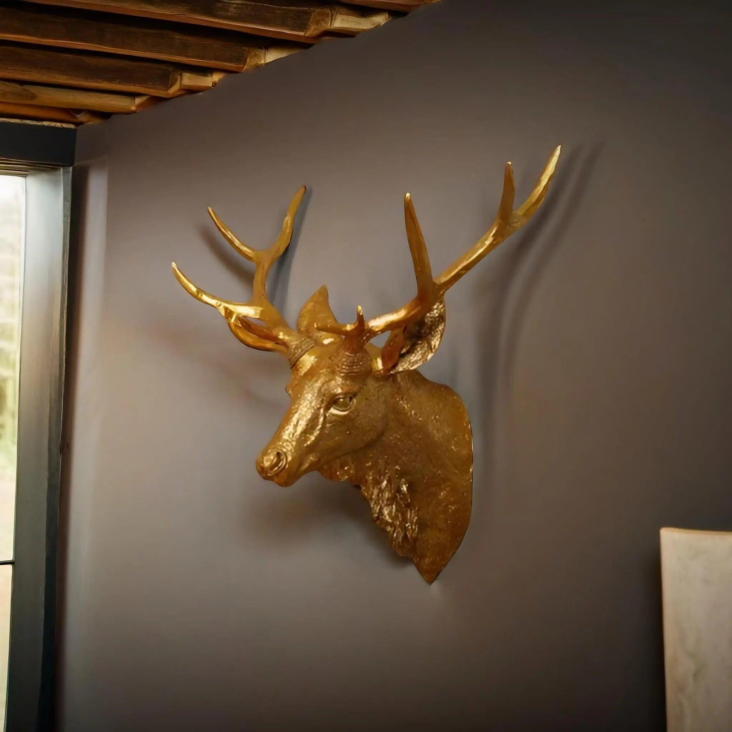 Décoration murale élégante - Tête de cerf-Muurdecoratie-ChicUndStil