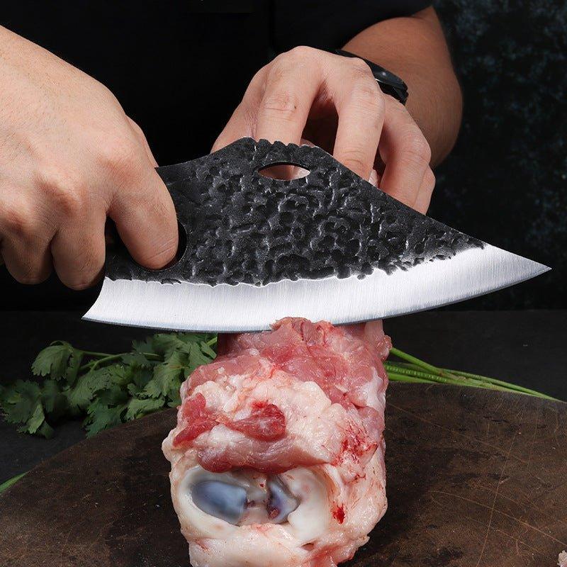 Couteau de Chef Professionnel avec Étui en Cuir - ChicUndStil