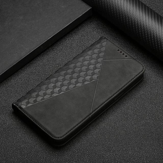 Chic und Stil | Étui portefeuille à motif diamants pour Samsung Galaxy S21/S20