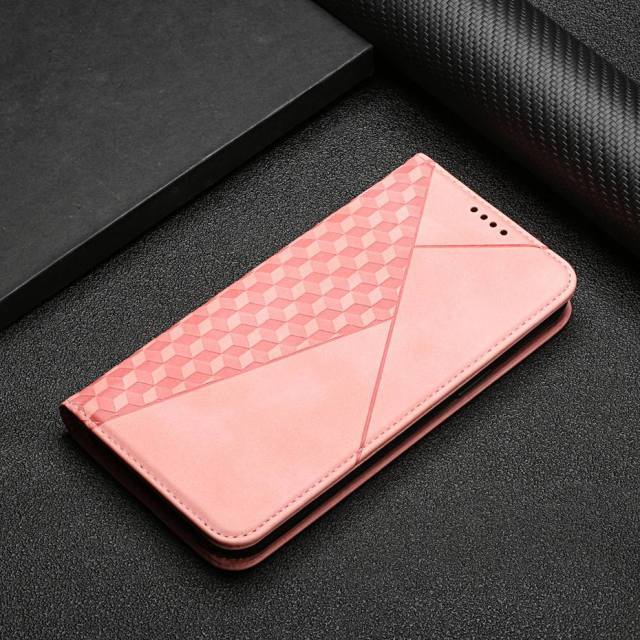Chic und Stil | Étui portefeuille à motif diamants pour Samsung Galaxy S21/S20