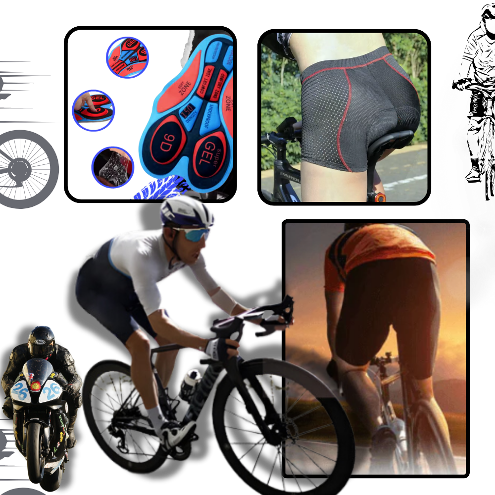 Chic and Style | Cycling shorts with integrated padding, ultra comfortable and seamless!