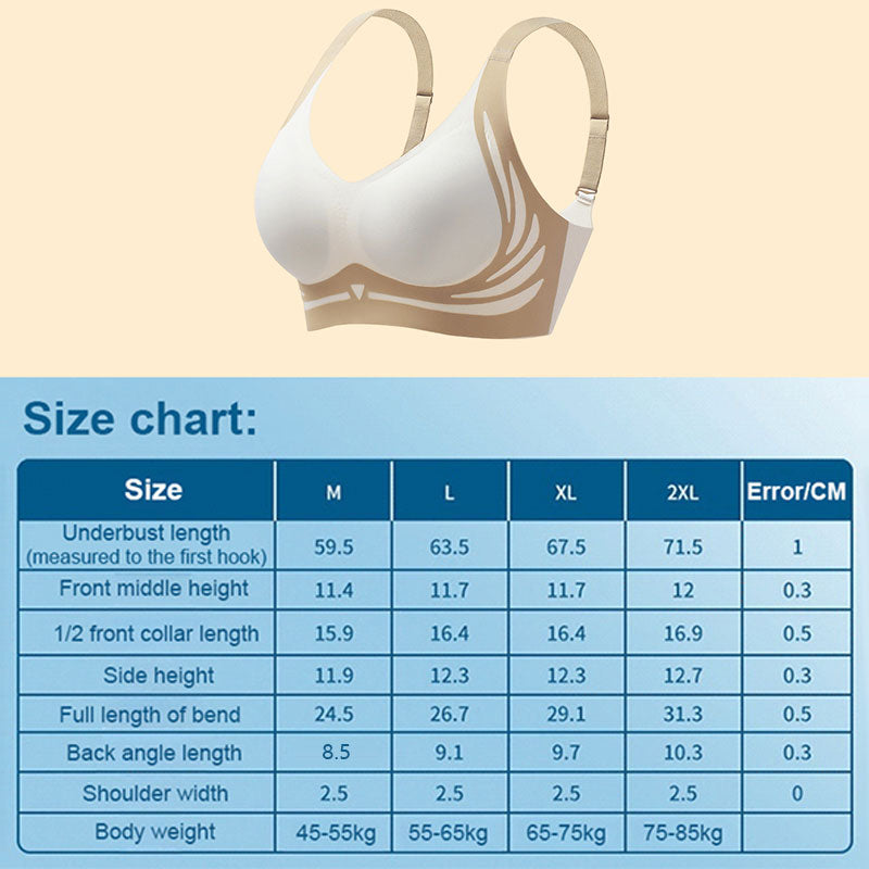 Chic und Stil | Non-wired push-up bra, prevents sagging and lifts
