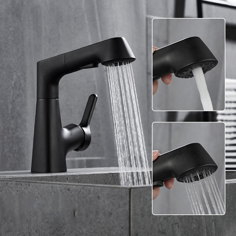 Chic and Style | 1-hole bathroom faucet with pull-out spray