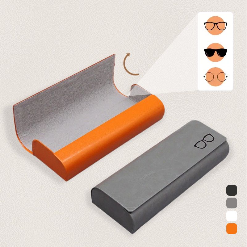 Chic and Style | Minimalist Leather Glasses Case