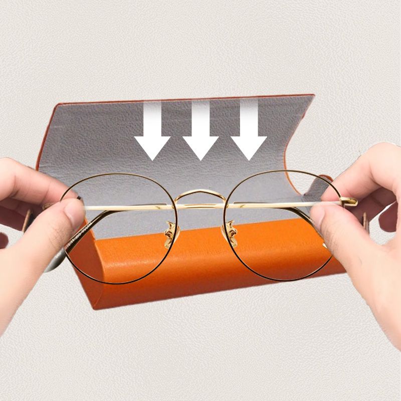 Chic and Style | Minimalist Leather Glasses Case