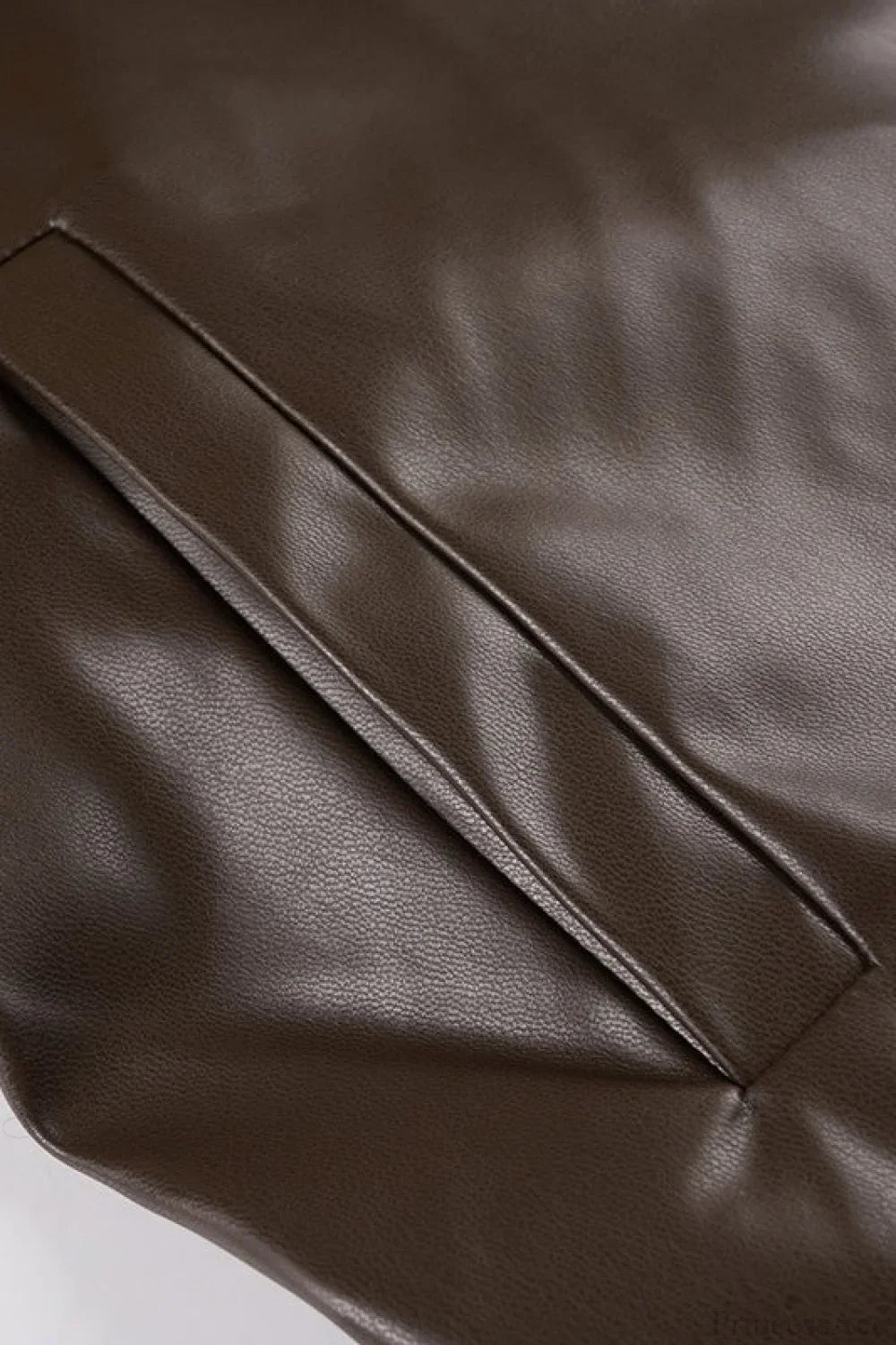 Chic und Stil | Fleece-Collar Leather-Panel Jacket