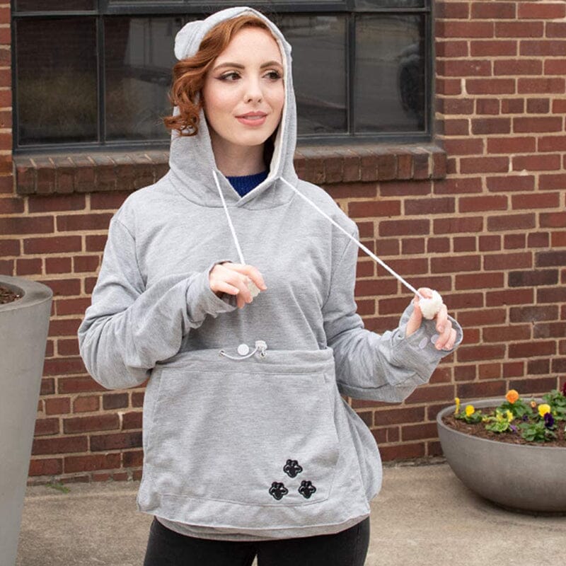 Chic und Stil | Solid Color Hoodie for Pets