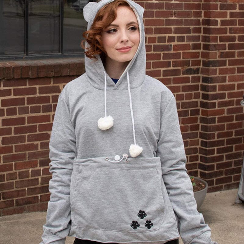 Chic und Stil | Solid Color Hoodie for Pets