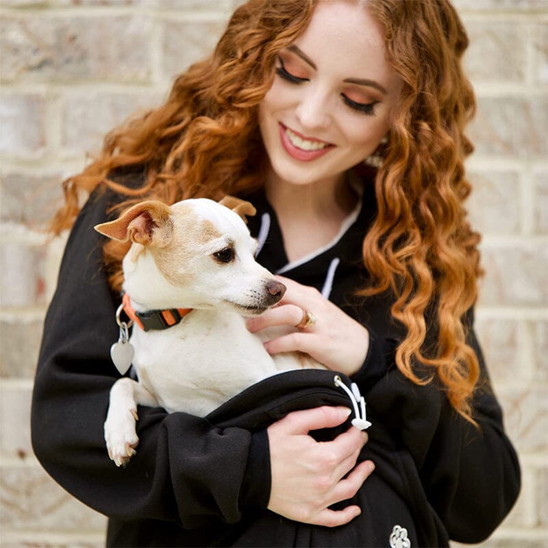 Chic und Stil | Solid Color Hoodie for Pets
