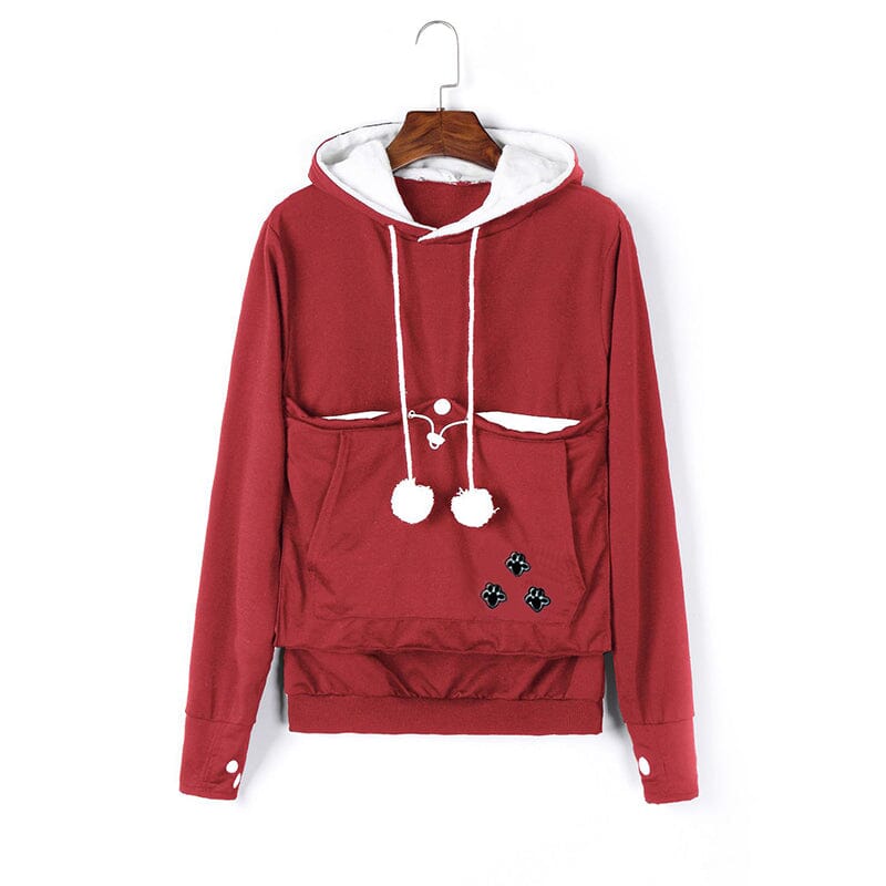Chic und Stil | Solid Color Hoodie for Pets