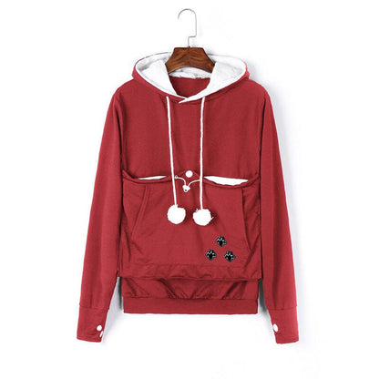 Chic und Stil | Solid Color Hoodie for Pets
