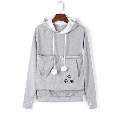 Chic und Stil | Solid Color Hoodie for Pets