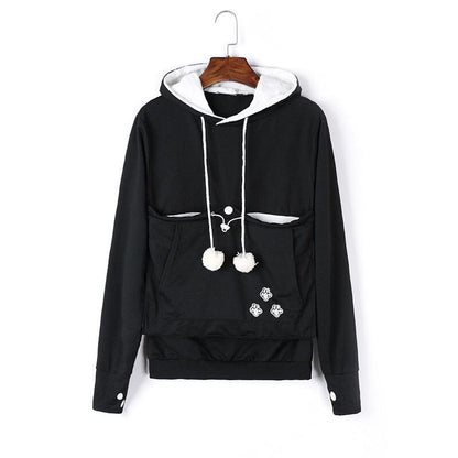 Chic und Stil | Solid Color Hoodie for Pets