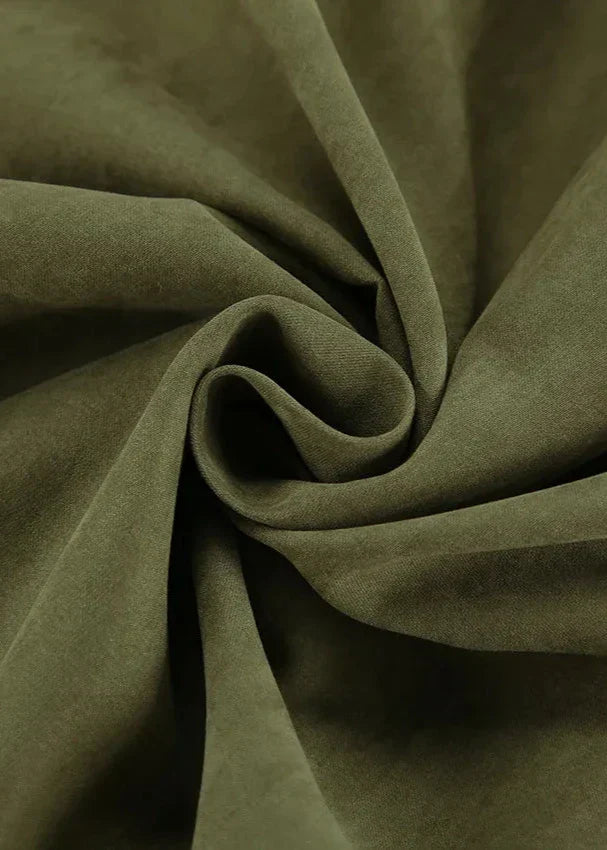 Chic und Stil | Edge - Contrast Zip Jacket and Wide Leg Pants Set