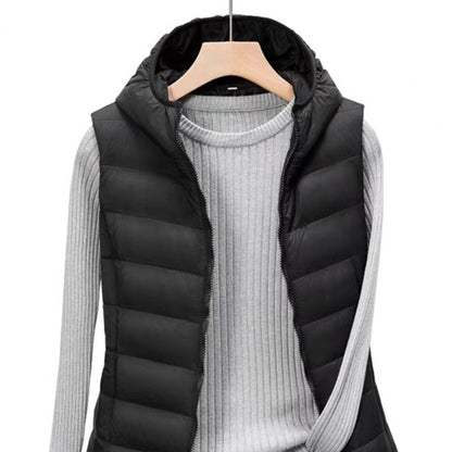 Chic und Stil | Longer Bodywarmer Comfortable, Elegant, Longer Padded Jacket