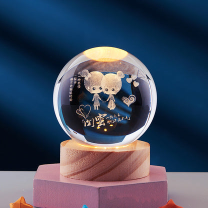 Chic and Style | 3D Crystal Night Light