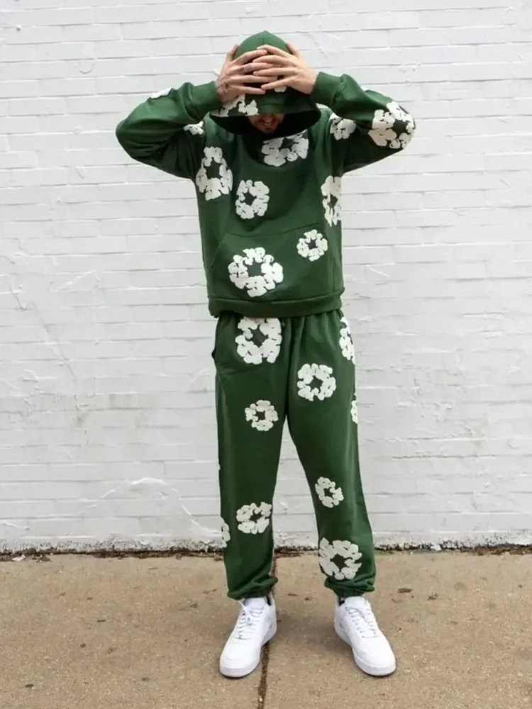 Chic and Style | Tracksuit - Floral Hoodie