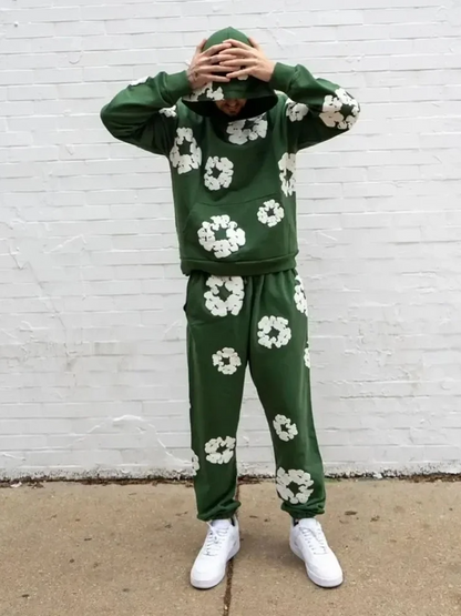 Chic and Style | Tracksuit - Floral Hoodie