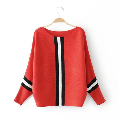 Pull en maille à la mode pour femmes avec des rayures stylées Chic und Stil