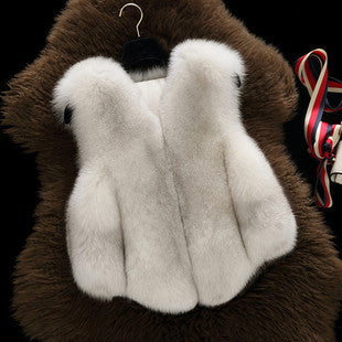 Dames élégante gilet en fourrure Chic und Stil