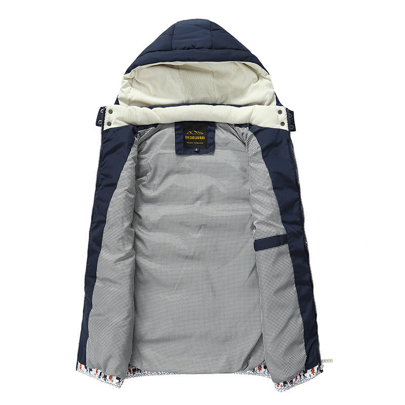 Dames gilet matelassé à capuche Chic und Stil