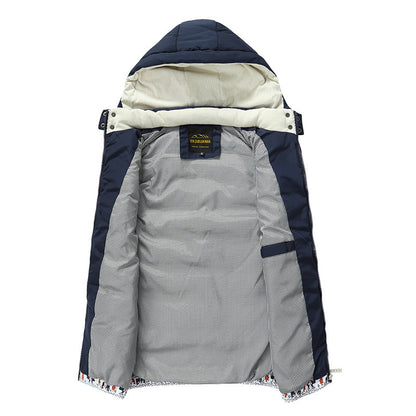 Dames gilet matelassé à capuche Chic und Stil