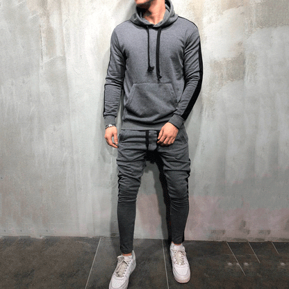 Men's Elegant Hoodie with Matching Jogging Pants Chic and Style