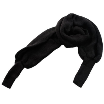 Soft knitted scarf for women with trendy knot design Chic and Style