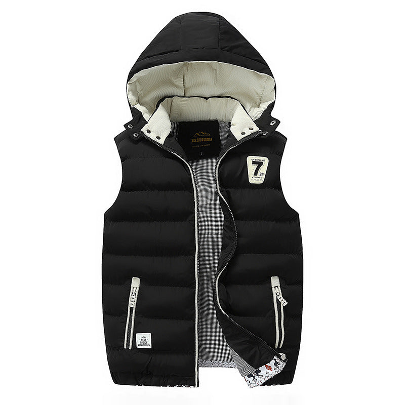 Dames gilet matelassé à capuche Chic und Stil