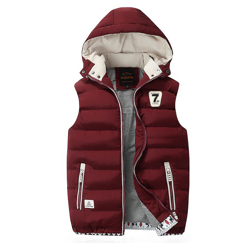 Dames gilet matelassé à capuche Chic und Stil